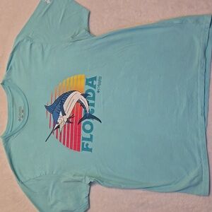 Columbia Teal Florida Marlin Tee